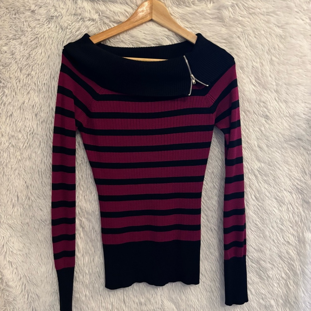 Bongo sweater size large striped